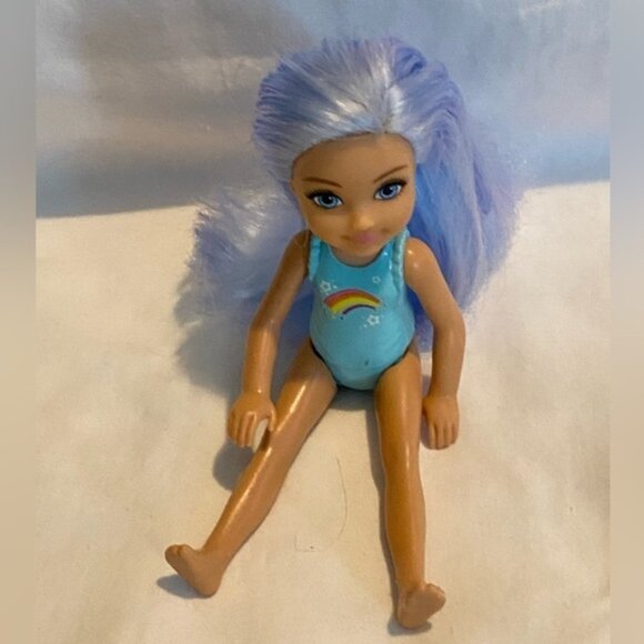 2016 Mattel Barbie Princess Dreamtopia Doll Blue Hair 5.5 inch - Picture 9 of 11